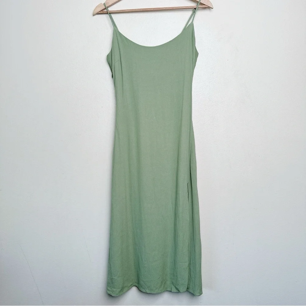 Aritzia Womens Size 4 Wilfred Affogato Dress Midi Slip Dress - Picture 2 of 16